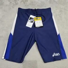 【未使用】asics　アシックス　コンプレッション　スパッツ　L　ネイビー　陸上