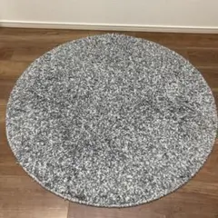 NITORI 円形ラグ 90cm グレー