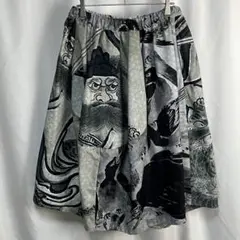 【極美品】18ss コムデギャルソン 雪村周継 水墨画 スカート 希少