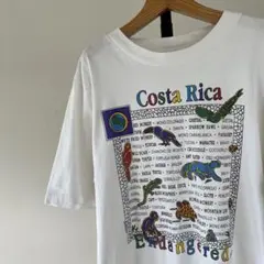 90s USA古着　Costa Rica　Tシャツ　スーベニア　シングルステッチ