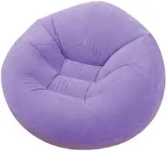 【新品・未開封】INTEX(インテックス)　ビーンレスバッグチェアー　パープル