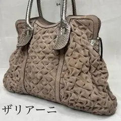 ☆週末セール実施中☆ 【ザリアーニ】トートバッグ　ハンドバッグ　　蛇柄　A4