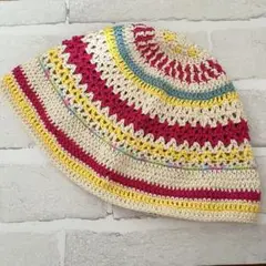 カラフル クロシェハット