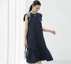 VIRINA ワンピース　ネイビー　S お受験　学校行事