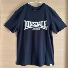 LONSDALE ネイビー /ホワイトロゴTシャツ 日本サイズM 未使用タグ付