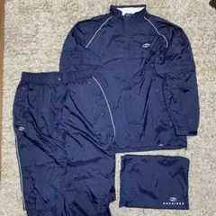 ワンサイダー 雨具 上下セット 収納袋付き Lサイズ ネイビー