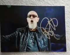 Judas Priestロブ・ハルフォード直筆サイン入り写真