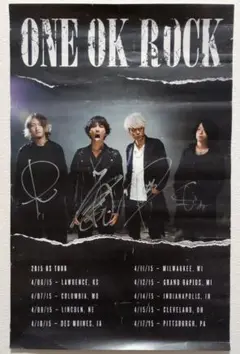 ワンオクロック ONE OK ROCK サイン ポスター VIP限定 グッズ ONE OK ROCK - ONE OK ROCK ワンオクロック サイン入りCD VIP