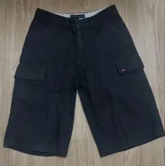 TOMMY HILFIGER カーゴショートパンツ ブラック トミーヒルフィガー