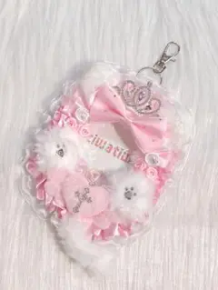 ♡再販♡硬質♡デコ♡ケース♡レース♡色変更可♡推し♡グッズ♡B8♡No.77