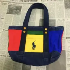 Polo Ralph Lauren ラルフローレン ミニ バッグ マルチカラー