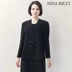 ◎当日発送可能！ニナリッチ　東京イギン　高級礼服　15号　黒　ワンピース前開