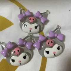 処分　デコパージュ用キャラクター3個セット