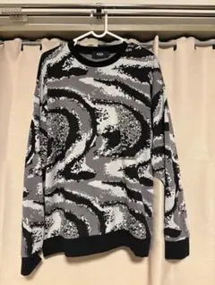 AZUL by MOUSSY グレー ブラック トレーナー