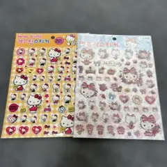 Hello Kitty キャラクターシール 2枚セット