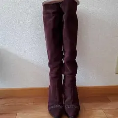 セルジオロッシ ロングブーツ ダークブラウン サイズ38 24.5cm