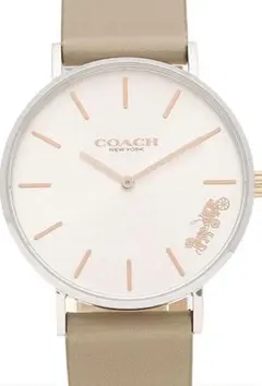腕時計 レディース COACH 14503119 グレーベージュ シルバー