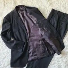 MENS TENORAS スーツ セットアップ ストライプ ブラック L 春夏