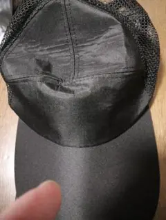 ブラックメッシュバックキャップ