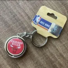 新品 NBA シカゴ ブルズ グッズ 回転式 キーホルダー バスケットボール