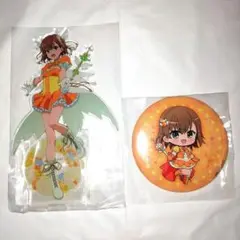 とある科学の超電磁砲T くじ アクスタ 缶バ 御坂美琴 2点セット