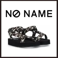 ○★新品 未使用 NO NAME スイム 定番厚底サンダル ベルクロサンダル