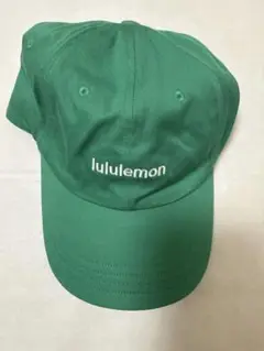 lululemon 緑色キャップ