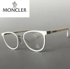 新品 モンクレール MONCLER 眼鏡フレーム ホワイト白 人気レアモデル