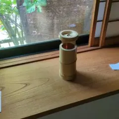 竹―重切花入　送料込