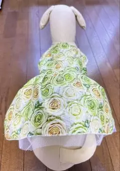 ペット用花柄ドレス（バラ）
