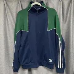adidas ジャージ ジャケット ネイビー/グリーン