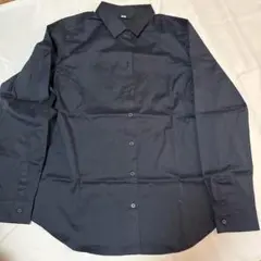 UNIQLO ブラック 長袖シャツ Lサイズ