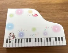 グランドピアノ型メモ帳