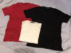 3枚　ユニクロ　半袖　メンズ　レディース　Tシャツ　プレミアムコットン　初期