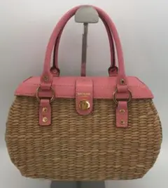 FF160 Kate spade ケイトスペード カゴバッグ ピンク