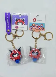 クロミ　ミャクミャク　万博　サンリオ　クリア　キーホルダー
