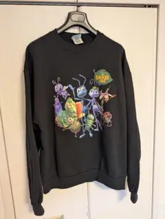 Disney vintage スウェット バグズライフ ディズニー L 90s 90年代 アメリカ製 バグズライフ ディズニー ピクサー