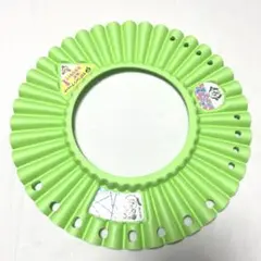 シャンプーハット 緑 水慣らし 子供 お風呂 シャワー 便利 軽量