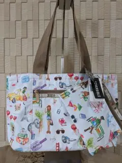 LeSportsac　ハワイ限定【トラベルガールズ】リバーシブルトート＆ポーチ