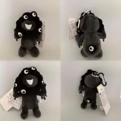 関西万博　カラビナ付きマスコット ブラック ミャクミャク　黒　ぬいぐるみ