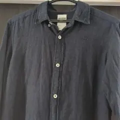 【AIR ROOM PRODUCTS】ヴィンテージバンドカラー長袖ギャザーシャツ AIR ROOM PRODUCTS】ヴィンテージバンドカラー長袖ギャザー