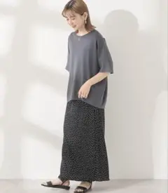 アメリカンホリック　ワッシャープリーツタイトスカート　M