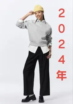 GU タックワイドパンツ(丈標準70.0～74.0cm)