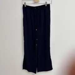 【美品】AMERICAN HOLIC ネイビー ワイドパンツ Mサイズ