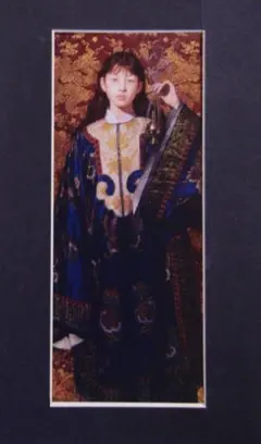 古吉弘、画室のモデル、希少な画集より、新品高級額、額装付、状態良好 古吉弘【画室のモデル】希少な額装用画集より、状態良好、新品