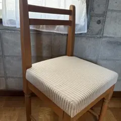 パイン材椅子　ダイニングチェアー　アンティーク　ビンテージ家具　シャビーシック