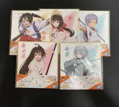 逃げ上手の若君　一番くじ　K賞　ミニ色紙　5枚セット