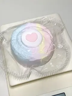 海外スクイーズ　カラフルハートロール　クリーム感
