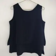 【未使用保管品】AZUL/ノースリーブトップス/ブラック