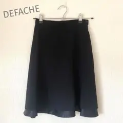 DEFACHE デファーチェ　ブラックミニスカート　日本製　綺麗め　涼しげ